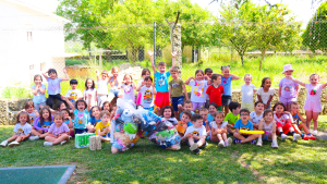 Visita J.I Giesta - doação de alimentos e brinquedos