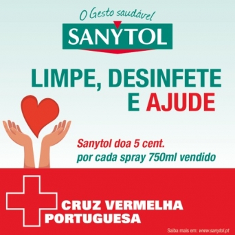 Sanytol lança campanha solidária a reverter a favor da cruz vermelha portuguesa